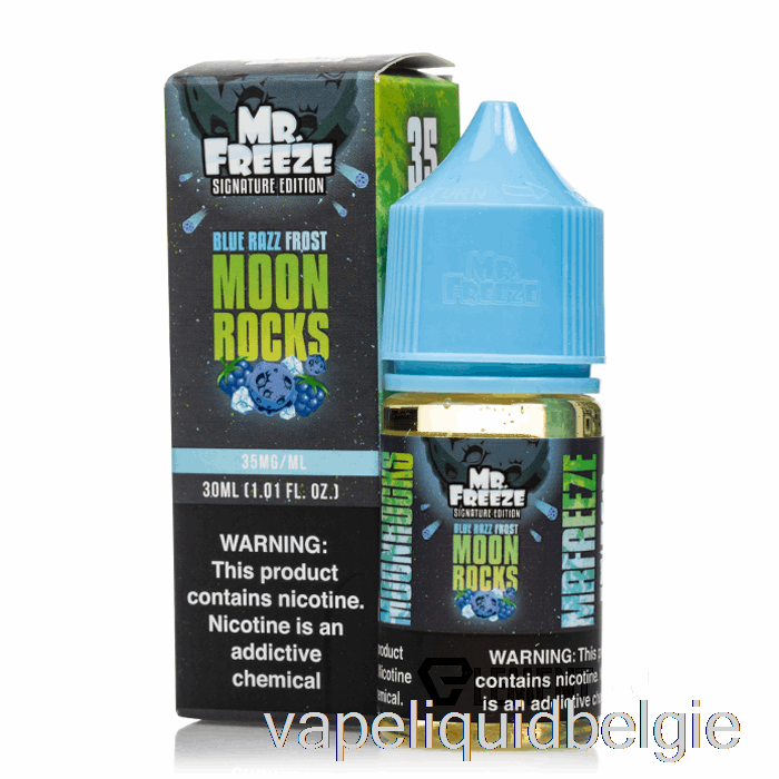 Vape België Moonrocks - Blue Razz Frost - Mr Freeze Salts - 30ml 35mg